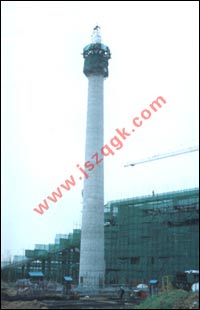  120米滑模施工现场